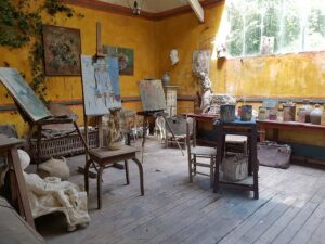 Atelier d'artistes à Giverny