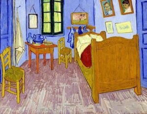 Vincent Van Gogh's room in the hostel Ravoux Auvers sur Oise