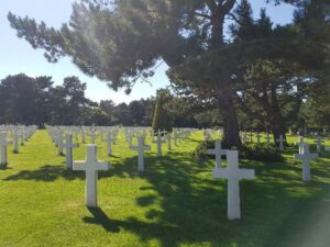 Amerikkalaisten hautausmaa Colleville Saint Laurent, Normandia