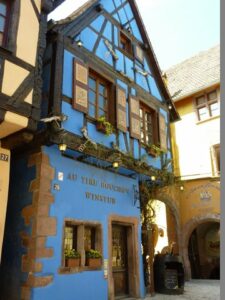 Winstub in Riquewihr, Alsace, France